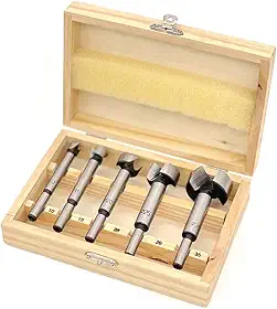 Sparta Kit 5 Brocas Forstner Fresa 10 A 35Mm Para Dobradiça Madeira Sparta