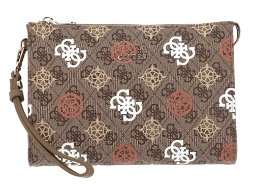 Sac d'accessoires GUESS Pouch pochette marron pour femme et homme