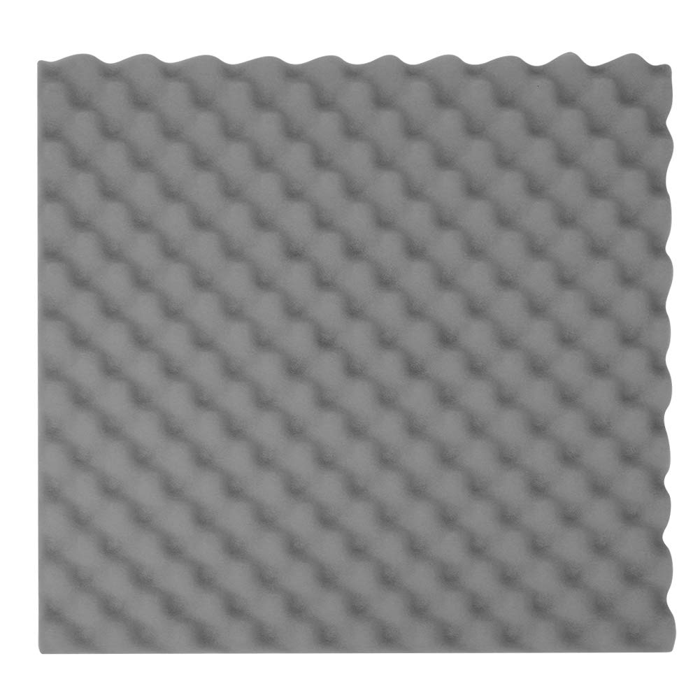 Aislamiento acústico de poliuretano ignífugo, discos de absorción amarilla, 6 esponjas de aislamiento acústico, espuma acústica insonorizada para estudio y (50 x 50 x 3,5 cm de alta densidad)