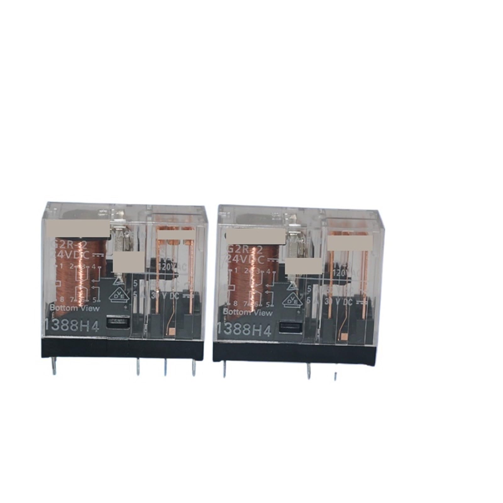 Relais G2R-2 DC12 avec commutation haute performance DPDT - 2