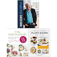 Rick Stein&rsquo;s Food Stories, The Healthy Medic Food for Life & Whole Foods Plant-Based Diet Plan 3 Books Collection Set