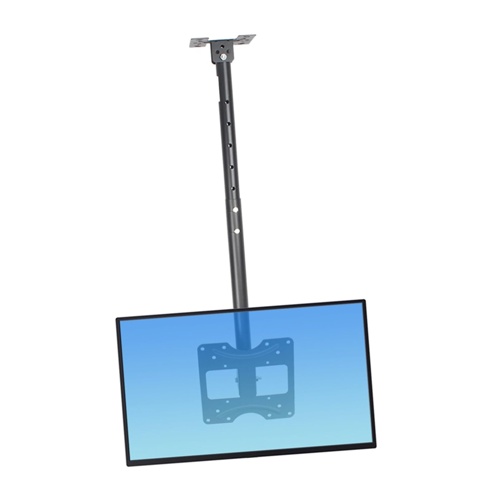 Support TV motorisé 50-90 pouces avec élévateur plafond électrique et télécommande