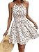 SweatyRocks Sommerkleid Damen Leicht Neckholder Kleid Boho Strandkleid