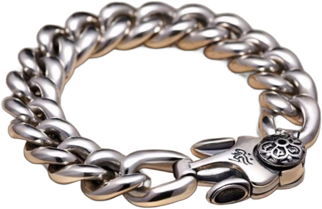 ヴィンテージタイシルバーチェーンジュエリ ファッショナブルなメンズブレスレット