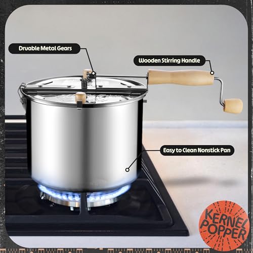 Great Northern Stainless-Steel Stovetop Popper