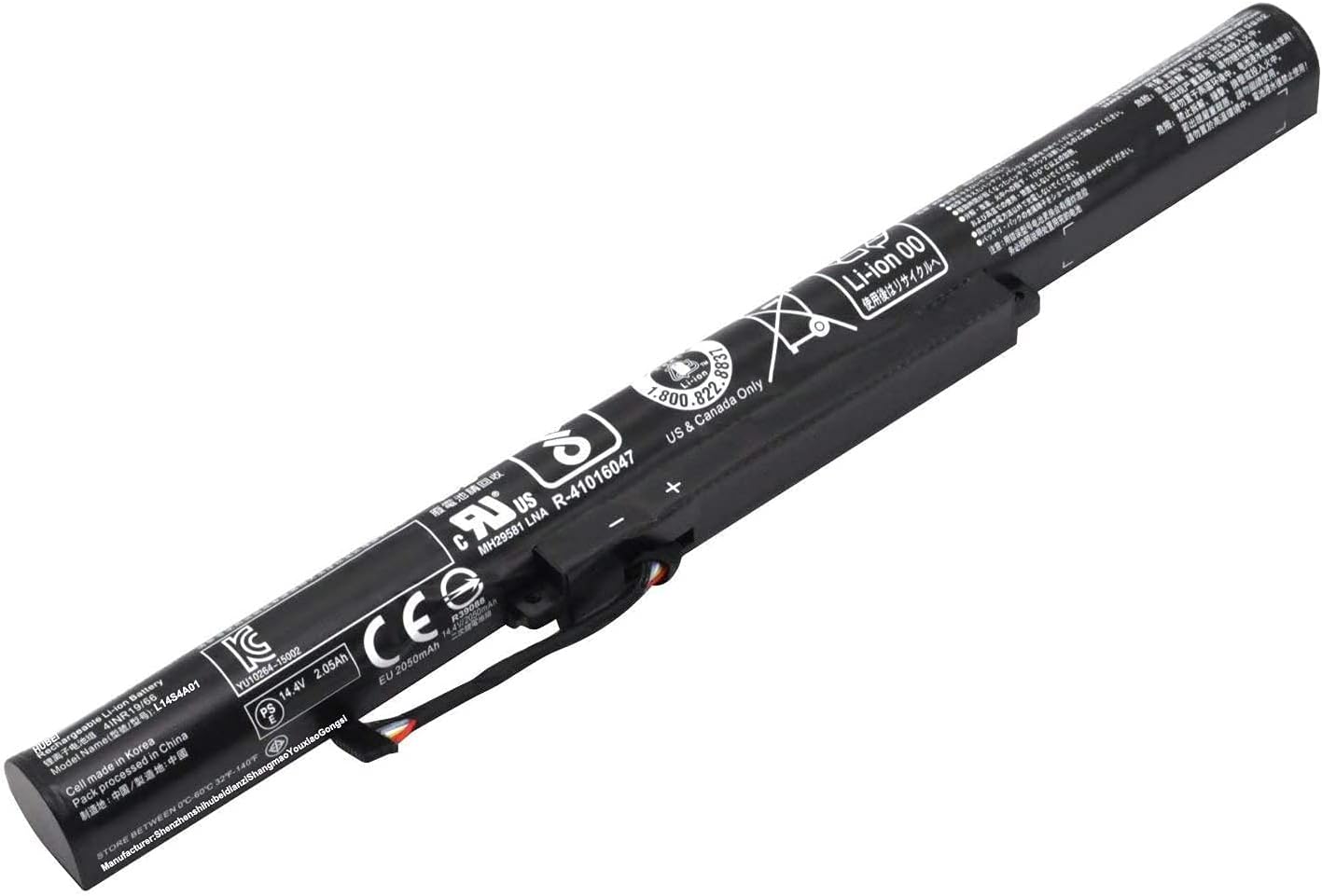 L14L4A01 L14M4A01 L14S4A01 L14L4E01 L14S4E01 L14M4E01 Laptop Battery Replacement for Lenovo Ideapad 500 500-15ACZ 500-15ISK, Ideapad Z41 Z51 Z41-70 Z51-70, Xiaoxin V4000 Y50C V4000-ISE(14.88V 32Wh)