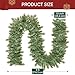 Joiedomi 9Ft Christmas Garland Prelit with 50 Count Light, Plug in Lighted for Home & Office Xmas Decorations Indoor and Outdoor Decor Holiday Decorations Xmas Garland Christmas Window Decor