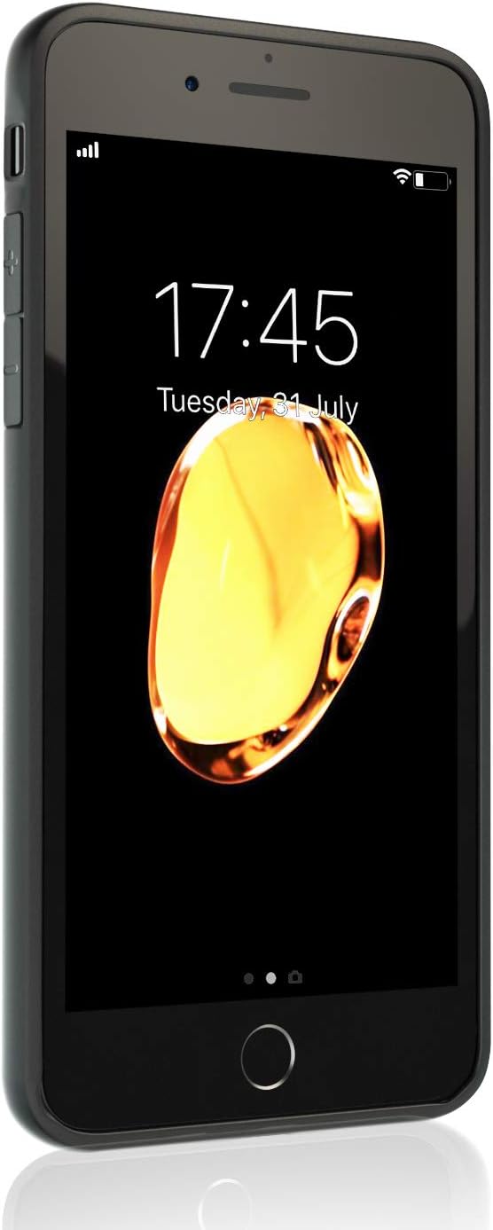 iPhone 7 Case | 10ft. Drop Tested | Carbon Case | Ultra Slim | Lightweight | Scratch Resistant | Wireless Charging | Compatible with Apple iPhone 7 - Black