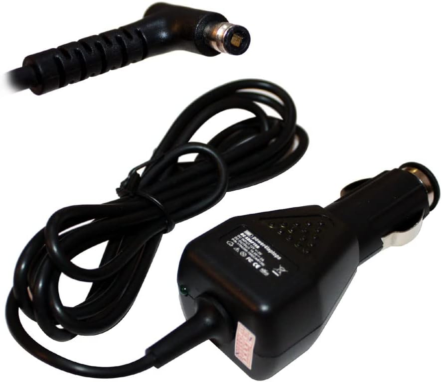 Power4Laptops DC Adapter Laptop Car Charger Compatible with Sony Vaio SVT112A2WM