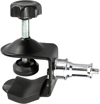 Impact Heavy-Duty Pole Clamp with Baby Pin & 1/4"-20 Screw | Ultimate Adjustable Mount for Lighting Stands, Studio Gear, Camera Accessories, Secure, Versatile Clamp for Professional Use