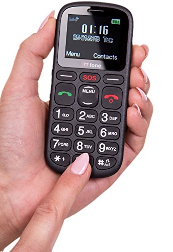 TTfone TT100 Mobiltelefon Svart 1.77" - Enkel och Praktisk
