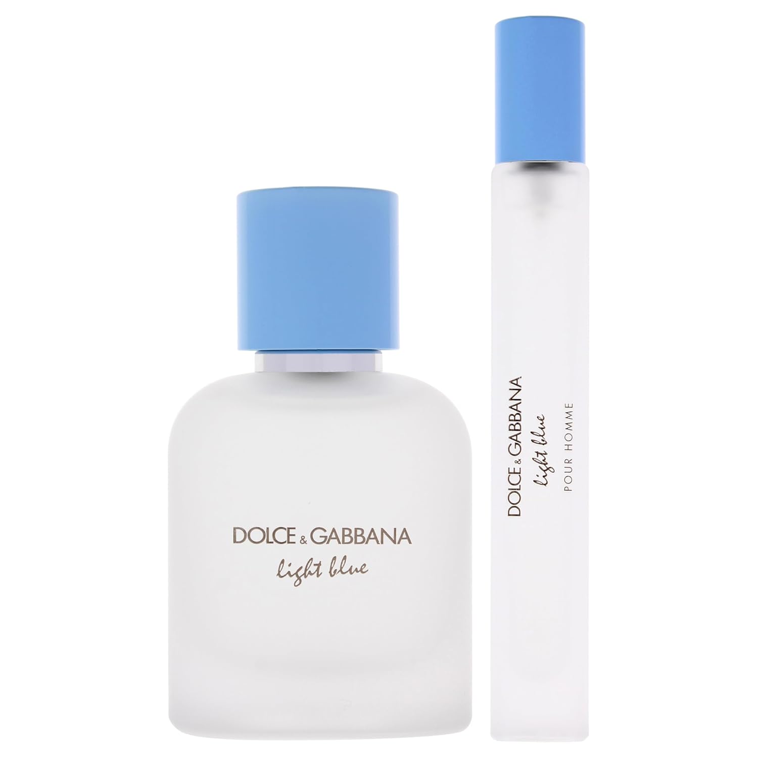 Dolce & Gabbana Light Blue Pour Homme Eau de Toilette 50ml Gift Set (Contains 50ml EDT and 10ml Travel Spray)