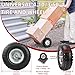 10" Replacement Tire and Wheel 4.10/3.50-4",10 inch Pneumatic Utility Tires for Gorilla Cart, Dolly, Hand Truck, Lawnmower, Garden Wagon with 5/8” Axle Bore Hole - Double Sealed Bearings (2 pack)