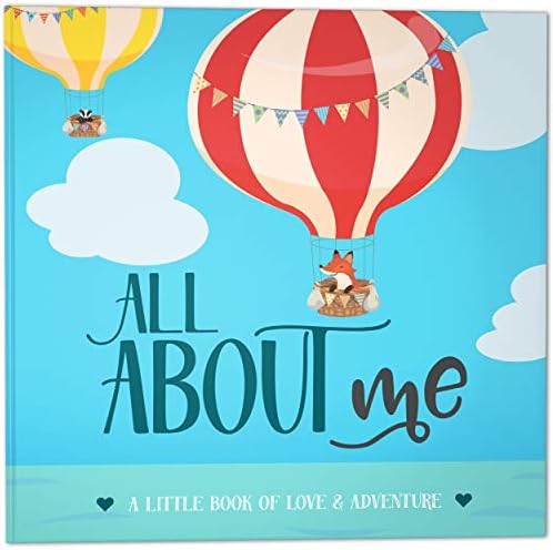 RubyRoo Baby Memory Book - Baby Milestone Keepsake Journal - First 5 Years Photo Album Scrapbook for Baby Boy or Girl - Pregnancy Gift for Baby Shower, Gender Neutral Record Book for Newborn - Adventure