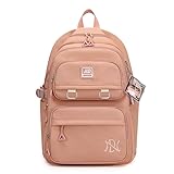 Moda Mochila Bolsa Escola Viagem Notebook Pronto entrega para todo o Brasil. livre de imposto (coral)