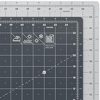 Arteza Self Healing Rotary Cutting Mat, 24"x36" with Grid & Non Slip Surface for Fabric, Paper, Vinyl, Plastic, Eco Friendly, Durable & Flexible, Great for Crafts, Quilting, Sewing, Scrapbooking
