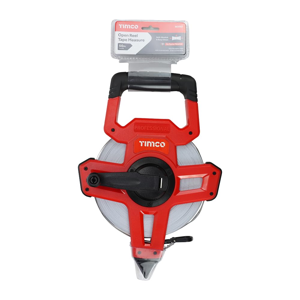 TIMCO - Open Reel Tape Measure (Size 50m x 13mm - 1 Each), 50 m - Image 2