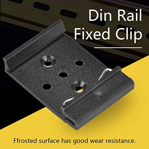 Wal front Aluminum Din Rail Relay Mounting Clamps #TOP30