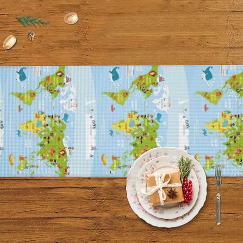 Chemin de table de Noël pour décoration de table intérieure ou extérieure de fête