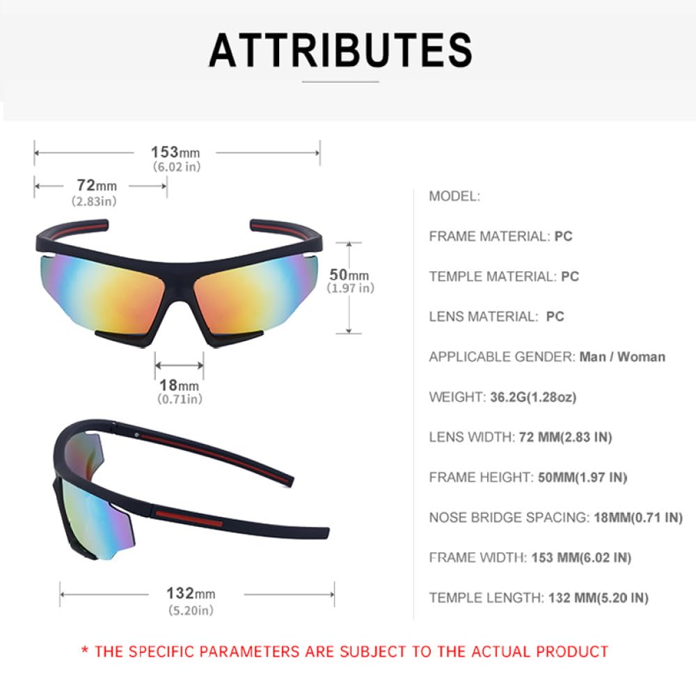 Sportowe okulary przeciwsłoneczne na świeżym powietrzu mężczyźni kobiety marka modne okulary przeciwsłoneczne z półramkami dla męskich trendów okulary przeciwsłoneczne