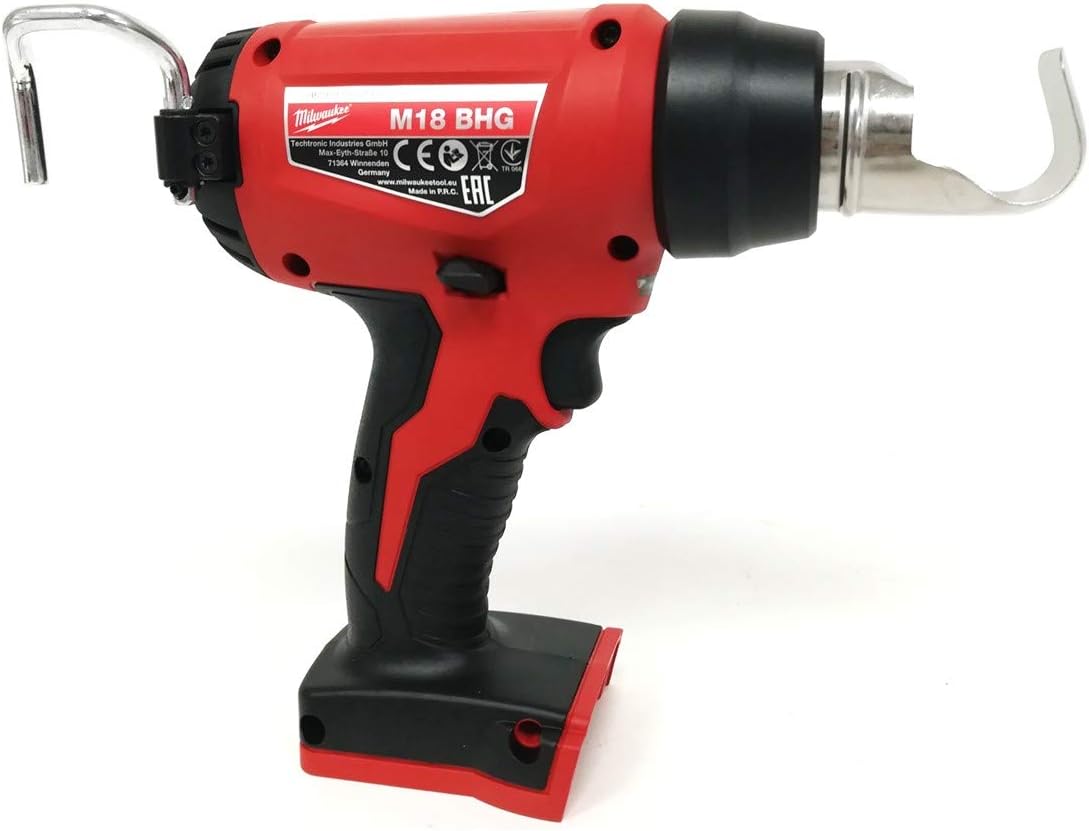 Milwaukee M18 BHG-0 Cordless Heat Gun 18V Bare Unit, RED