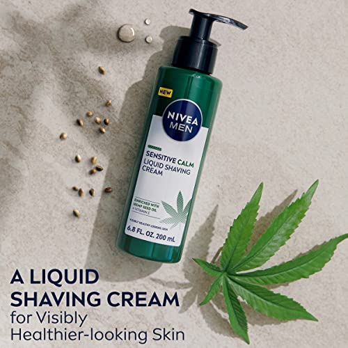 Nivea Men Sensitive Calm Liquid Shaving Cream With Vitamin E And Hemp Seed Oil thumb #1