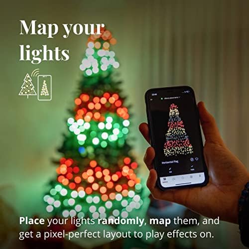 8m Twinkly Generation II Smart App Controlled Christmas Lights ( Alexa & Google Home Compatible ) - Waterproof Colour Changing Fairy Lighting (100 LEDs)
