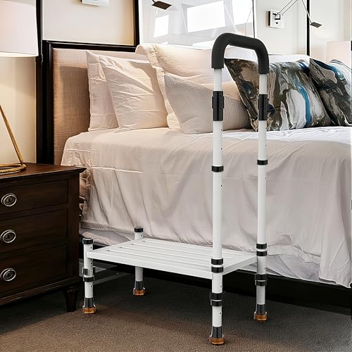 Adjustable Height Car Step Stool with Handrail for RV, SUV & Truck - 4 Legs & Handrail Height Adjustable, Heavy Duty 800 lbs Capacity, Non-Slip Safety Step Assist for Elderly, Seniors & Mobility Aid by Support Way - Used condition - Image 8