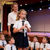 Sondery Irlandzki gwizdek gwizdek cyny z motywem litery C i D, zestaw 2 aluminiowych kluczy
