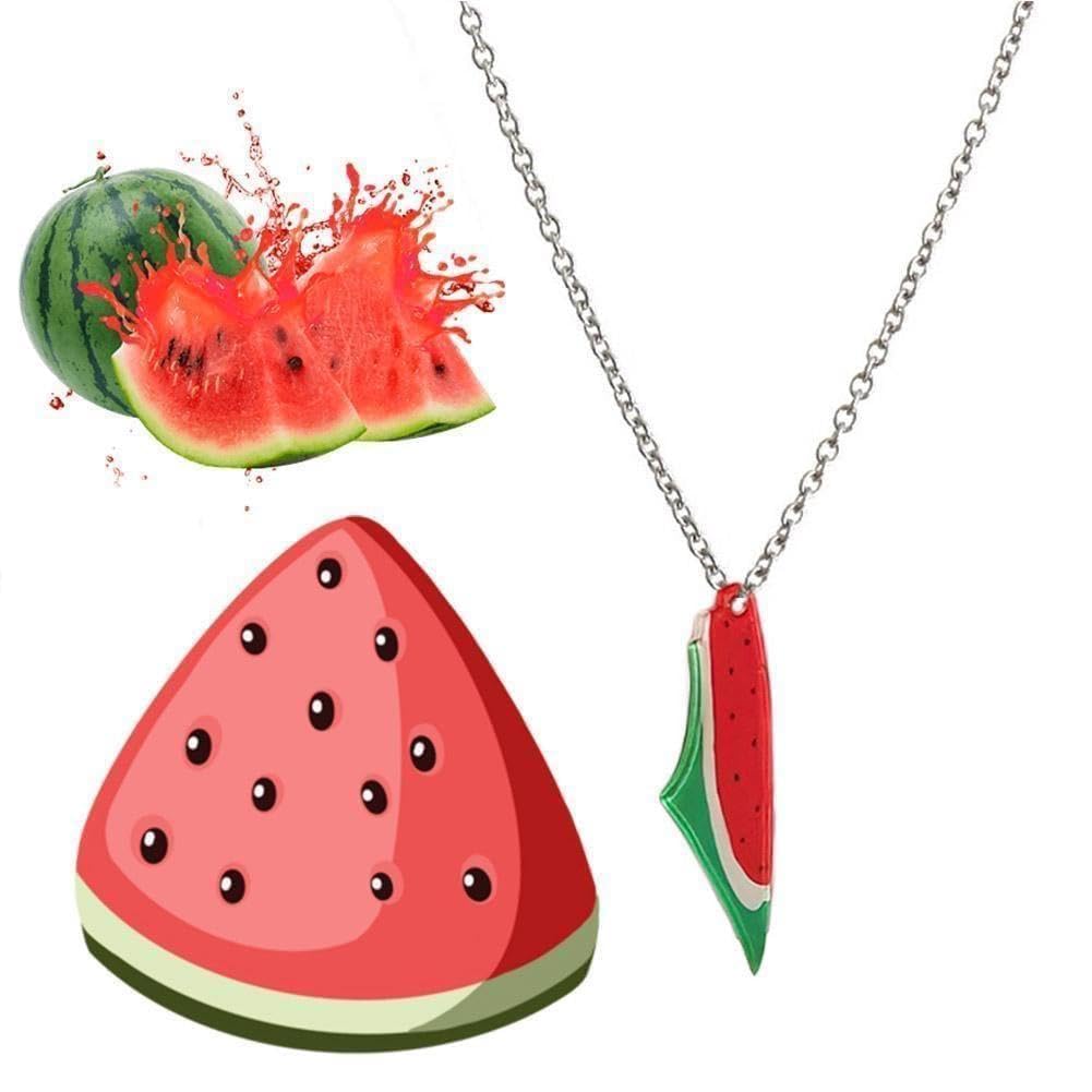 Collana con ciondolo a forma di mappa della Palestina, graziosa collana con ciondolo a forma di anguria e bandiera della Palestina, collana palestinese