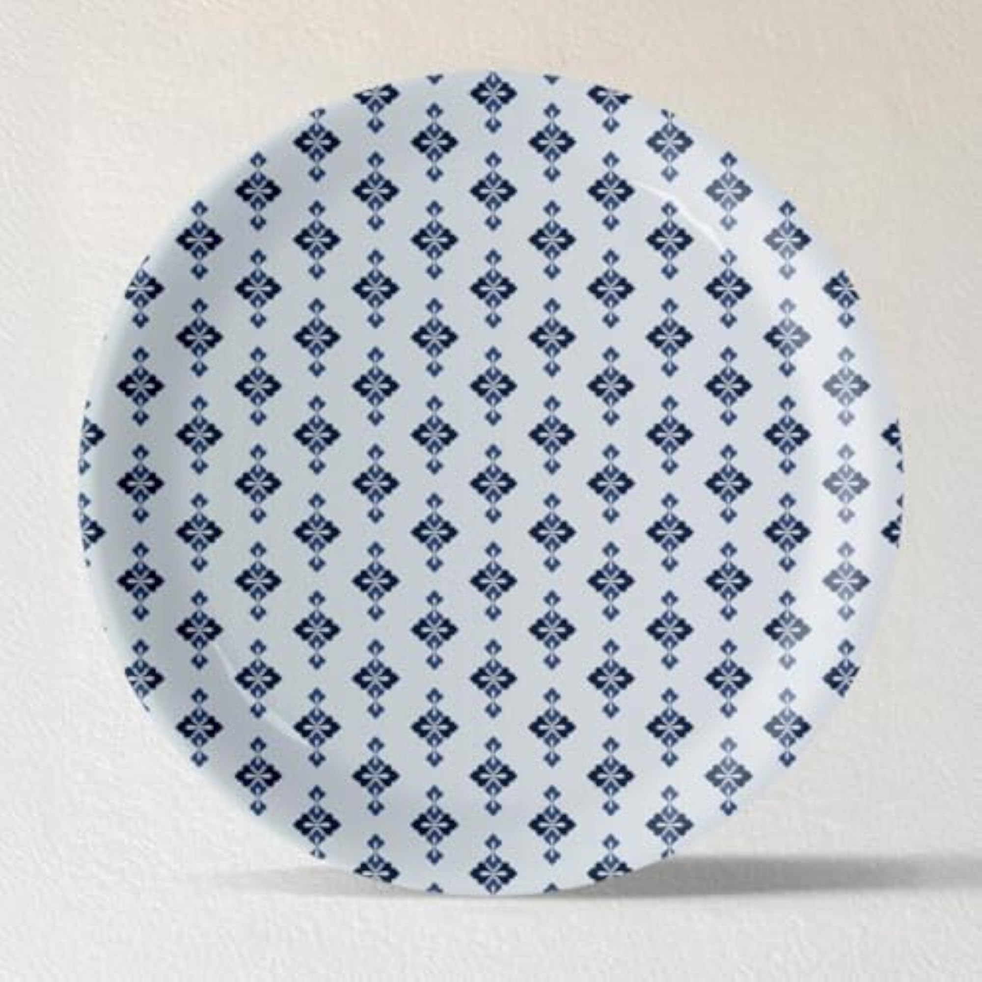 Abstract Geometry Decorative Porcelain Wall Plate