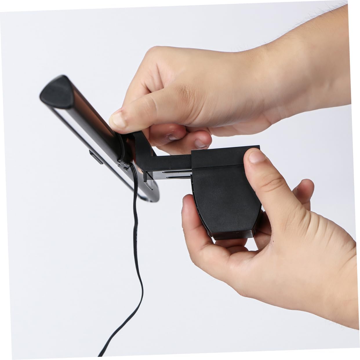 Computer Monitor Clamp Light E-Reading USB Powered Clip Lamp for Eye Brightness for Home Office and Study Use Black