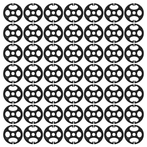 Mobestech 100 Hebillas de Ajuste para Asiento de Coche ABS Cierre Elástico de 68 CM Color Negro Accesorios para Cojines de Silla y Automóvil Clips Resistentes y Fáciles de Usar para