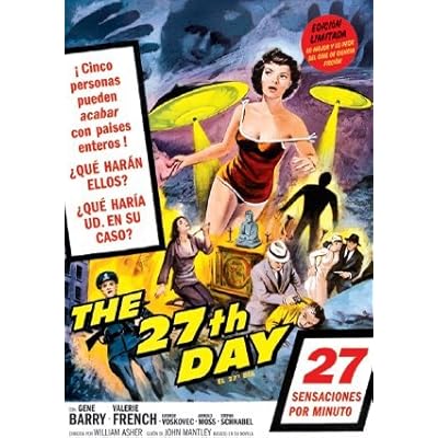The 27th Day (El 27&ordm; Dia) (Import) (Dvd) (2013) Gene Barry; Valerie French; Will