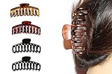 【Material de protección ambiental】：la pinza para el cabello está hecha de material acrílico de alta calidad y resorte de metal, que es fuerte y hermoso.