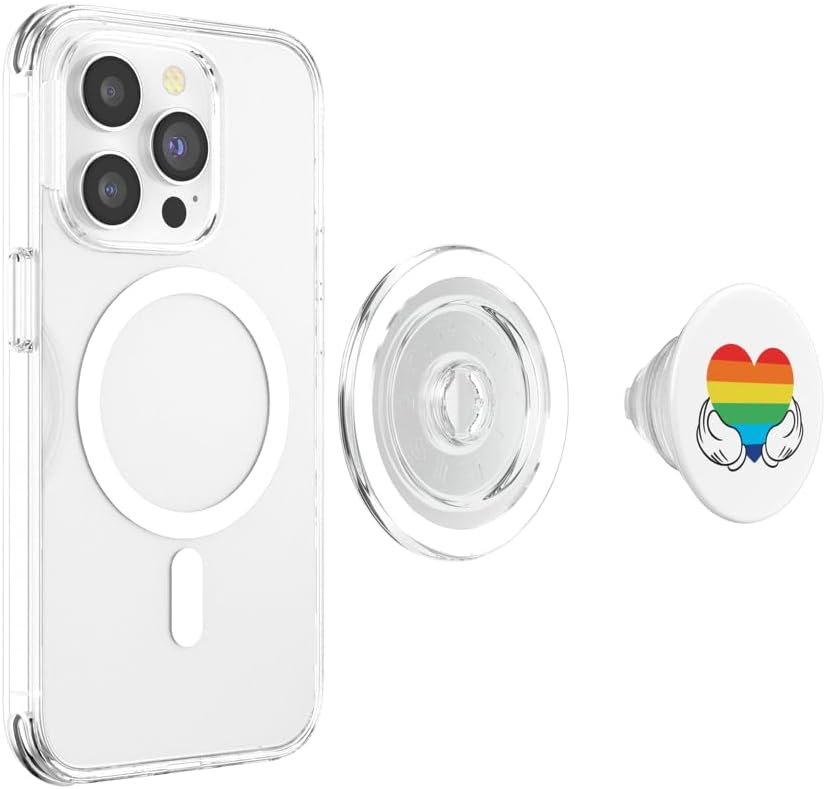 Disney Mickey Mouse Rainbow Hands PopSockets MagSafe PopGrip for iPhone