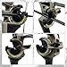 THREE ARCHERS Archery Arrow Rest Brush Capture Arrow Rest for Compound & Recurve Bow Hunting Whisker Arrows Stand Targeting & Hunting Accessories (Combo Fully Enclosed Brush)