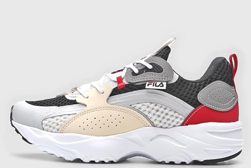 Tenis Fila Tracer, Masculino, Prata/Preto/Bege, 42