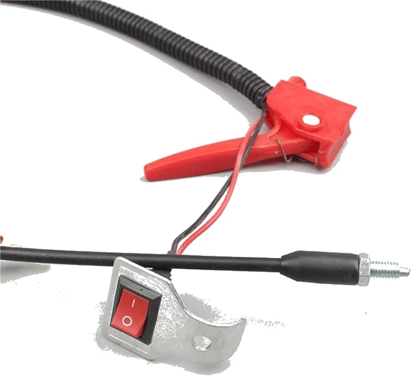 48F On Off Kill Switch Throttle Cable Line Start Cable Fit Chinese 1E48F 63cc 6300 Engine Trimmer Earth Auger Drill Blower