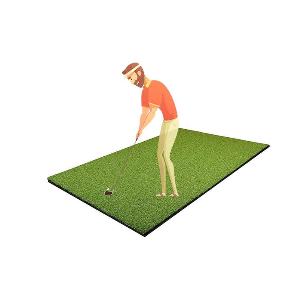 Tapete de golf, tapete de golf grueso para práctica al aire libre e interior, tapete de césped artificial para golpear, conducir, astillar, garaje