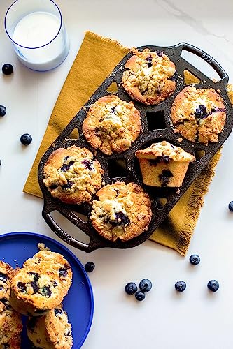 Lodge Cast Iron Muffin Pan - Thumbnail 2