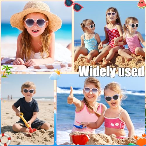 DRERIO 3 Stück Kinder Sonnenbrille Mädchen Sonnenbrille Kind polarisierte Sonnenbrille Alter 3-10, Kleinkind Kinder Sonnenbrille UV-Schutz für Jungen Mädchen Baby Kinder polarisierte Brillen