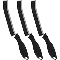 Spazzola di pulizia della fessura di setole dura sxhyf – pennello per pulizia a gap multifunzionale, pennello per la pulizia del bagno, strumenti di pulizia della fessura per uso domestico (3, Nero)