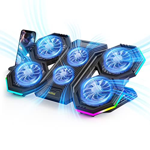 RGB-Laptop-Cooling-Pad-Gaming-Laptop-Cooling-Stand-with-6-Quiet-Cooling-Fans-6-Height-Adjustable-and-Dual-USB-Ports-for-11-16Inch-Laptops-Extra-iPadPhone-Stand