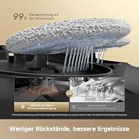 dreame L40 Ultra A Saugroboter und Bodenwischer mit automatischer Staubentleerung und doppeltem Anti-Verknotungssystem, Saugleistung von 24.000 Pa, 10,5 mm Wischtuchanhebung – Ansicht 8