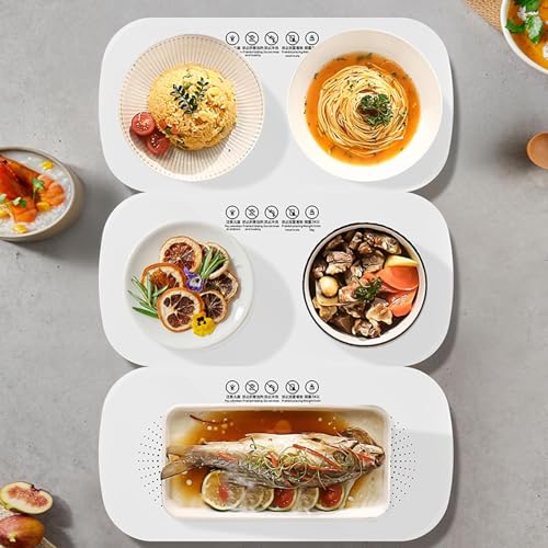Bandeja de aquecimento elétrico | Bandeja de aquecimento rápido para aquecer alimentos,Placemat de p
