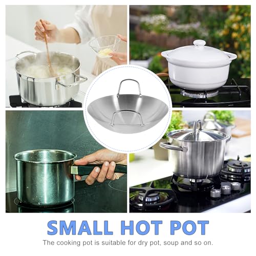 Wok de acero inoxidable con capacidad alta y antiadherente miniatura 7