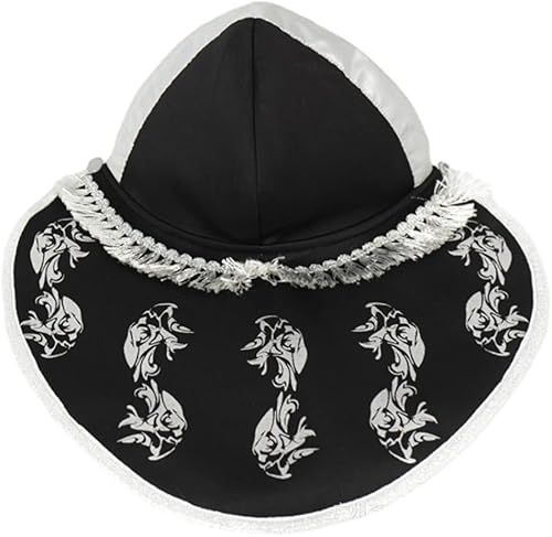 Miniatura 2 de Disfraz de Halloween para perro, capa de mago para mascota, capa de gato con patrón de tercel, vestido de fiesta de bruja, vestido de cosplay para