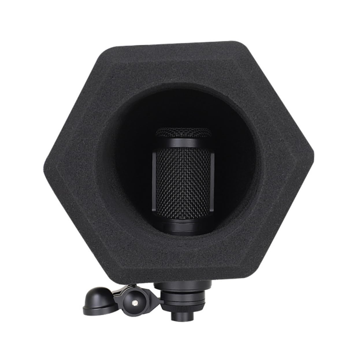 Professioneller Mikrofon Windschutz Windschutzhaube Mikrofonabdeckung für Studio Aufnahme Streaming Gesang mit Effektiver Geräuschreduzierung und Windschutz
