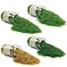 CFA7 4 x 300ml Mixed 8mm Static Grass Terrain Powder Green Fake Grass Fairy Garden Miniatures Landscape Artificial Sand Table Model Railway Layout